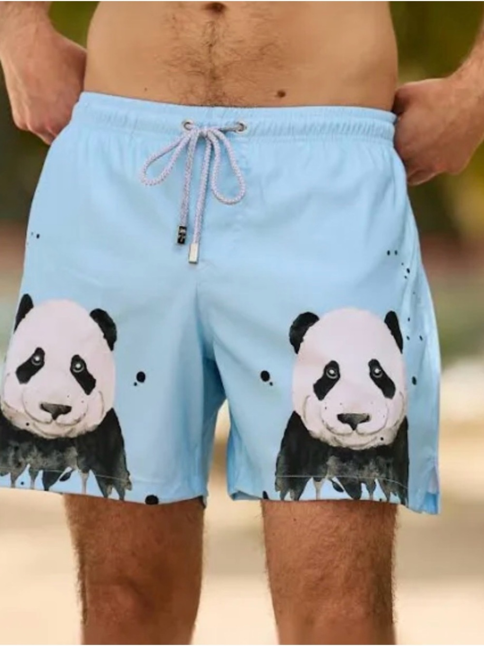 NWT Kenny Flowers The Panda Party - Blue - Men’s Swim Trunks
Light Blue / M